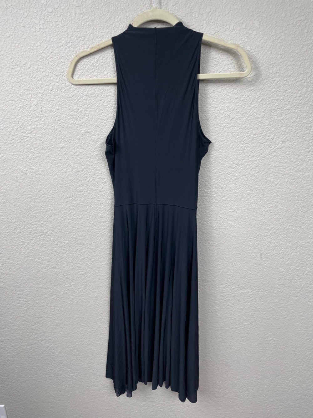 NWT Skims Milky Sheer High Neck Midi Dress Obsidian Black Sz L - Picture 6 of 16